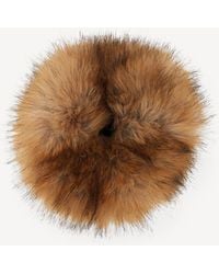 Balenciaga - Holli Faux Fur Scrunchie - Lyst