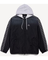 Balenciaga - Stripe Tracksuit Jacket Large Fit - Lyst