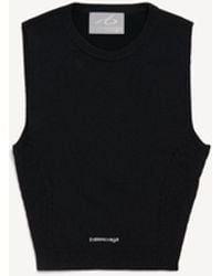 Balenciaga - Techwear Cropped Tank Top - Lyst