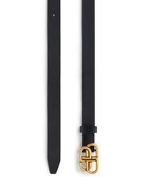 Balenciaga - Bb Super Thin Belt - Lyst