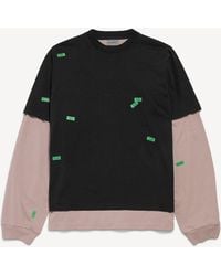 Balenciaga - 520 Stickers Hybrid Double T-Shirt - Lyst