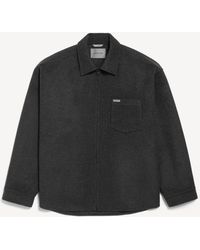 Balenciaga - Brushed Wool Overshirt - Lyst