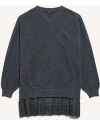 Balenciaga - Layered Sweater Dress - Lyst