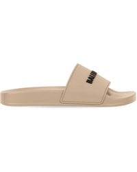 Balenciaga - 3D Logo Pool Slide Sandals, 100% Rubber - Lyst