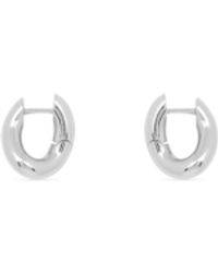 Balenciaga - Loop Xxs Twisted Hoop Earrings - Lyst