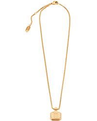 Balenciaga - Nano Square Lange Halskette - Lyst