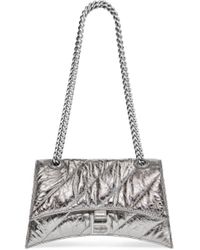 Balenciaga - Crush Small Chain Bag Metallized Quilted - Lyst