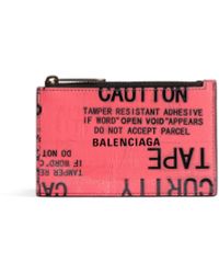Balenciaga - Portamonete E Portacarte Tape Type Lungo - Lyst