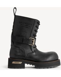 Balenciaga - Venom Lace-Up Bootie - Lyst