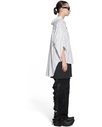 Balenciaga - Bb Corp Swing Twisted Shirt Large Fit - Lyst