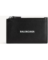 Balenciaga - Iconic Monogram Calfskin Card Holder - Lyst