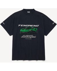 Balenciaga - I Automobili Lamborghini Oversized T-Shirt - Lyst