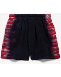 Balenciaga - Extreme Tie Dye Regular Fit Bermuda - Lyst