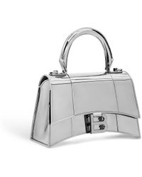 Balenciaga - Hourglass Metal Xs Handbag - Lyst