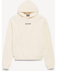Balenciaga - Back Medium Fit Hoodie - Lyst