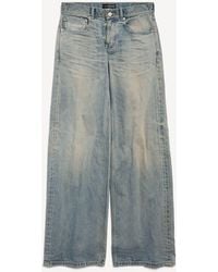 Balenciaga - Wide Leg Baggy Pants - Lyst