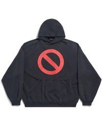 Balenciaga - Music bfrnd series hoodie large fit - Lyst