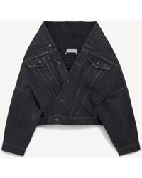 Balenciaga - Wrap Jacket - Lyst