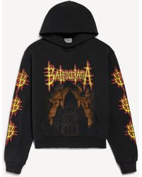 Balenciaga - Sacré Caur Medium Fit Hoodie - Lyst