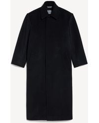 Balenciaga - Long Double-faced Cocoon Coat - Lyst