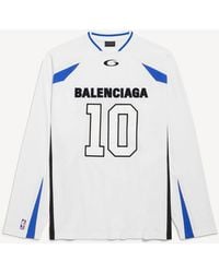 Balenciaga - Nba Collaboration Oversized Long Sleeve T-Shirt - Lyst