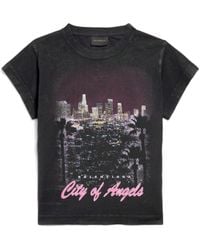 Balenciaga - City Of Angels Shrunk T-shirt - Lyst