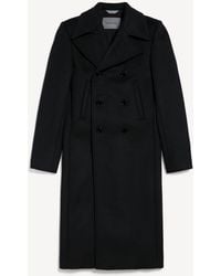 Balenciaga - Abrigo Largo De Doble Cara - Lyst