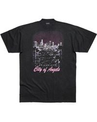 Balenciaga - City Of Angels Shrunk T-shirt - Lyst