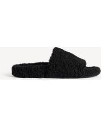 Balenciaga - Furry Open Mule - Lyst