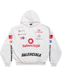 Balenciaga - Top League Hoodie Oversized - Lyst