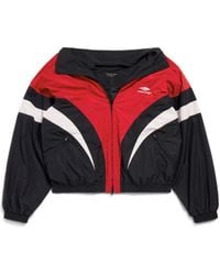 Balenciaga - 3b Sports Icon Off Shoulder Tracksuit Jacket - Lyst