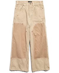 Balenciaga - Ripped-Off Wide-Leg Trousers - Lyst