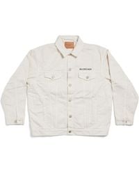 Balenciaga - Denim Jacket Regular Fit - Lyst