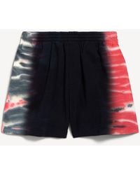 Balenciaga - Extreme Tie Dye Regular Fit Bermuda - Lyst