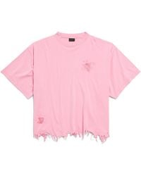 Balenciaga - Nail Polish Kurzes T-Shirt - Lyst