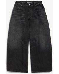 Balenciaga - Curved Jeans - Lyst