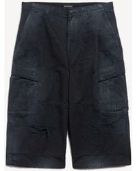 Balenciaga - Cropped Cargo Pants - Lyst
