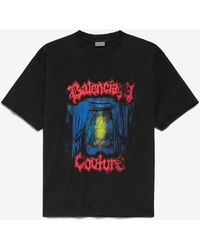Balenciaga - Salon De Couture Medium Fit T-Shirt - Lyst