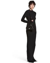 Balenciaga - Hourglass Xs Handbag With Satin Bows - Lyst