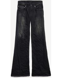 Balenciaga - Wide Leg Pants - Lyst