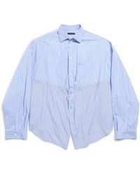Balenciaga - Cut up oversized hemd - Lyst