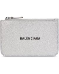Balenciaga - Cash Large Long Coin And Card Holder Sparkling Fabric - Lyst
