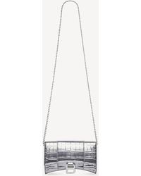 Balenciaga - Hourglass Wallet On Chain - Lyst
