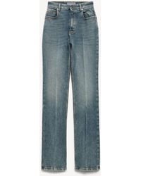 Balenciaga - High Waist Slim Jeans - Lyst
