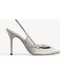 Balenciaga - Manolo Blahnik Slingback - Lyst