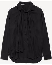 Balenciaga - Camicia Con Sciarpa - Lyst