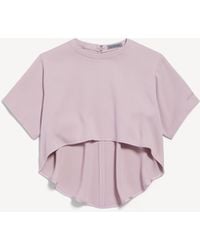 Balenciaga - Cropped Train Top - Lyst