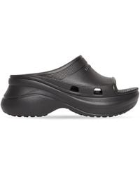 Balenciaga - Pool Crocs Rubber Sandal - Lyst