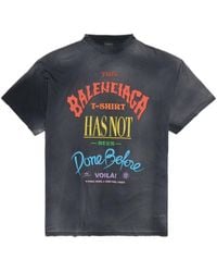 Balenciaga - Not Been Done T-Shirt Oversized - Lyst