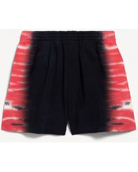Balenciaga - Extreme Tie Dye Regular Fit Bermuda - Lyst